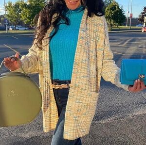 NWOT DEX Cable Knit Cardigan